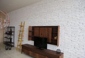 sedir beyaz dekoratif tugla modeli